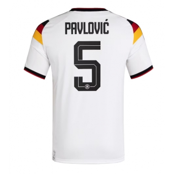 Billige Fotballdrakt Tyskland Aleksandar Pavlovic #5 Replika Hjemmedrakt VM 2026 Kortermet